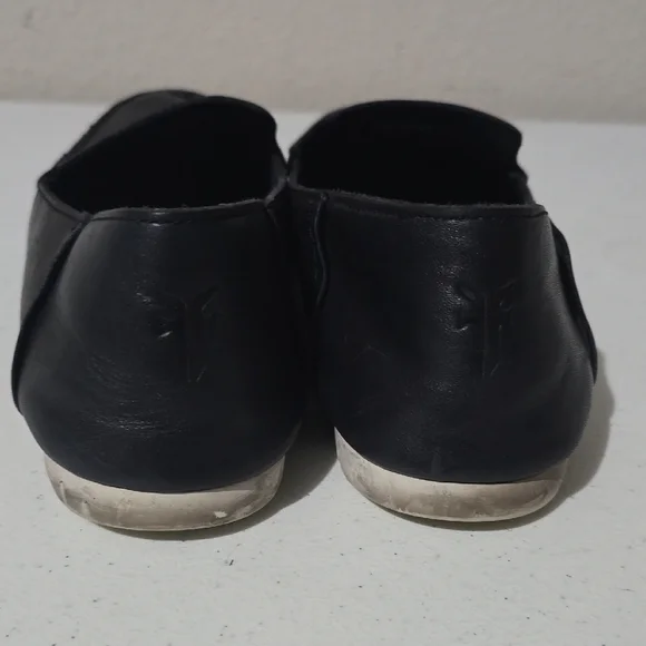 FRYE Black Leather Loafers - Picture 6 of 8